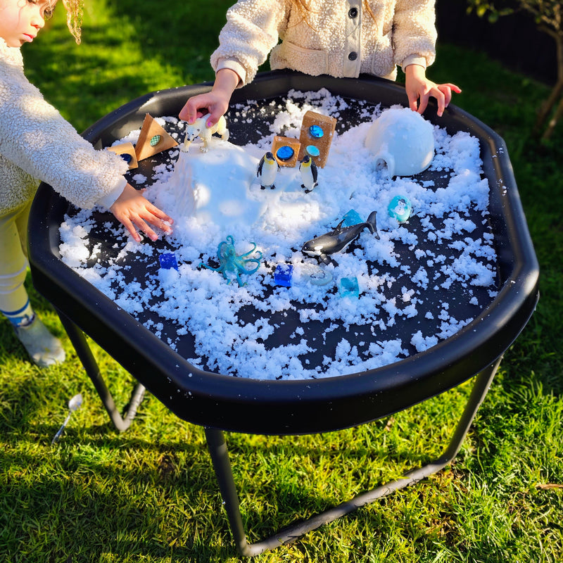 Hex Tuff Tray LARGE 90x90cm Set with Stand Sand Outdoor Activity Sensory Toys Outdoor Play Equipment Best Seller Most Loved in Store (Furniture Shipping)