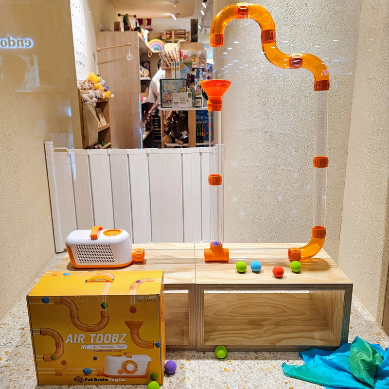 Fat Brain Toys Air Toobz with Airflow Unit 1 STEM Toys Best Seller Most Loved in Store Gifting idea for 5yrs+ (Bulky Shipping)