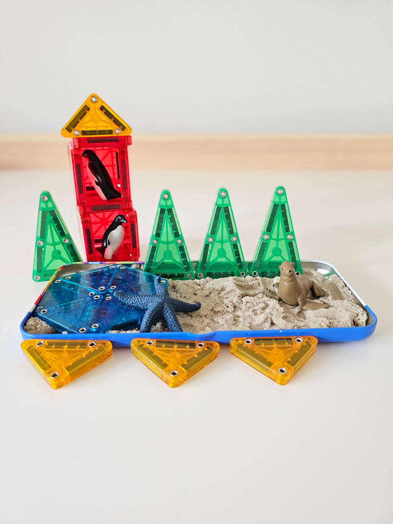 Magna Tiles MicroMAGS Mini New Travel Set 26pcs Travel Toys Best Seller 3yrs+