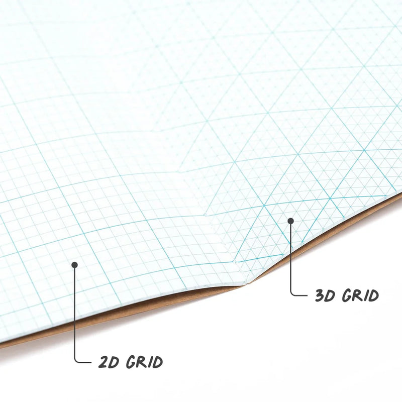 Makedo Design Journal Dual Grid 2D and 3D Art and Craft for Kids 5yrs+