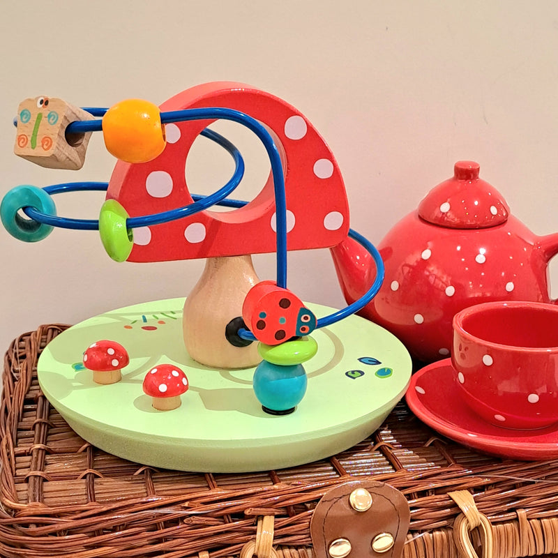 Egmont Bead Coaster Mushroom Developmental Toys for Toddlers Gifts Idea Baby Toys 12m+