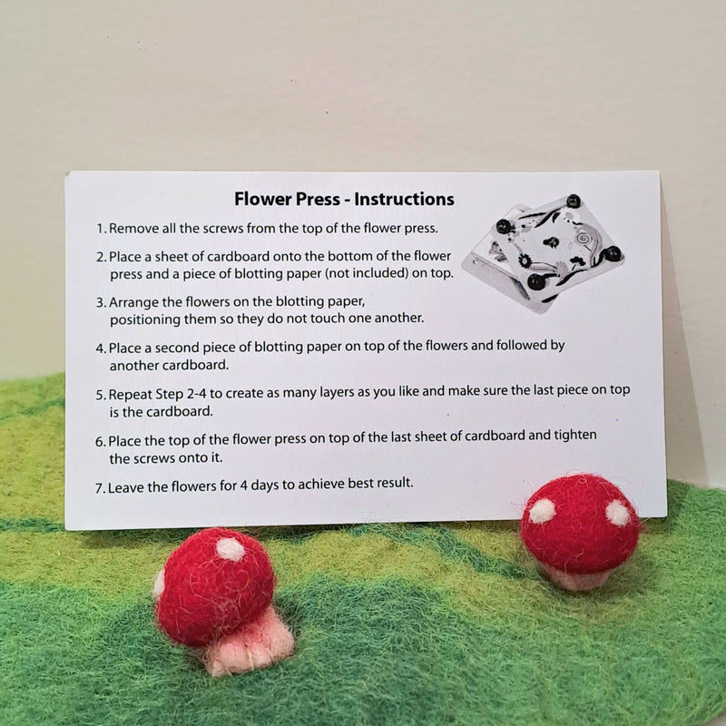 Fun Factory Lady Bug Flower Press Lady Bug Nature Art and Craft Kit for 3yrs+