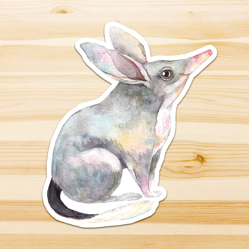 Australian Animal Large Vinyl Waterproof window wall decor Stickers Original Artworks Selected 10pcs Pack by Watercolour By Cat