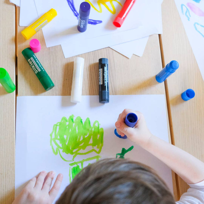 My Creative Box Silkies Paint Sticks Set of 12 Art and craft for kids 3yrs+