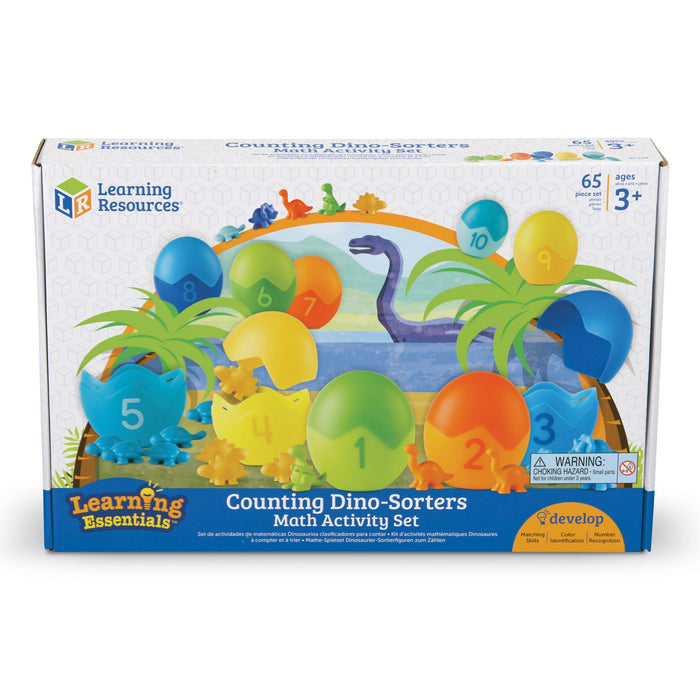 Counting Dino Sorters Math Activity Set by Learning Resources 3yrs+