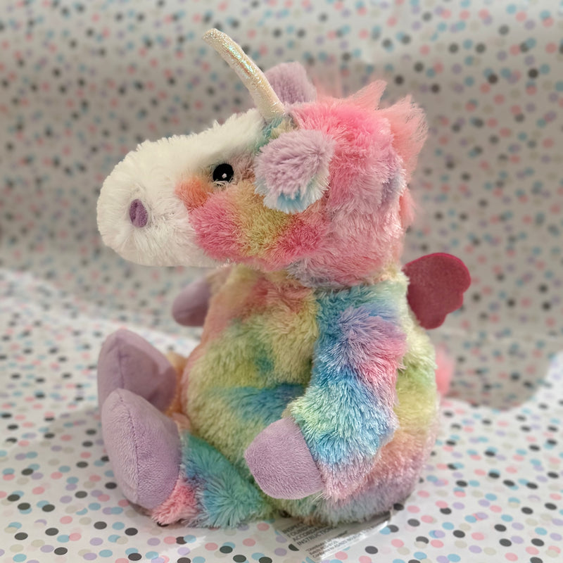 Warmies Large Rainbow Unicorn Weighted Plush Toys 30cm Wellbeing Gift Idea for 0m+