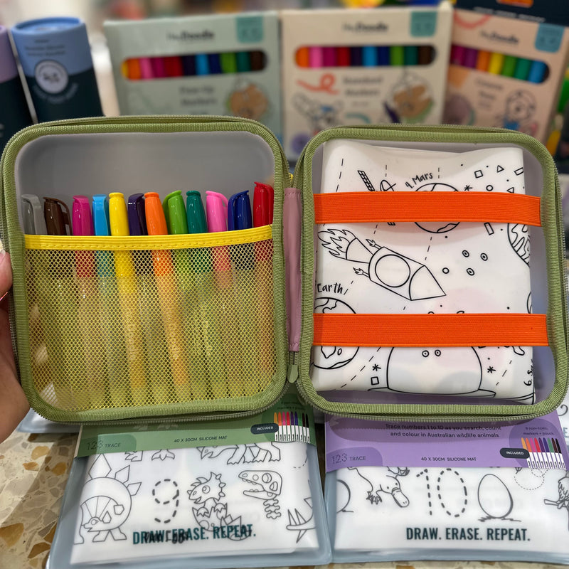 Hey Doodle Travel Case Art and Craft for Kids Travel Toy Best Seller 3yrs+