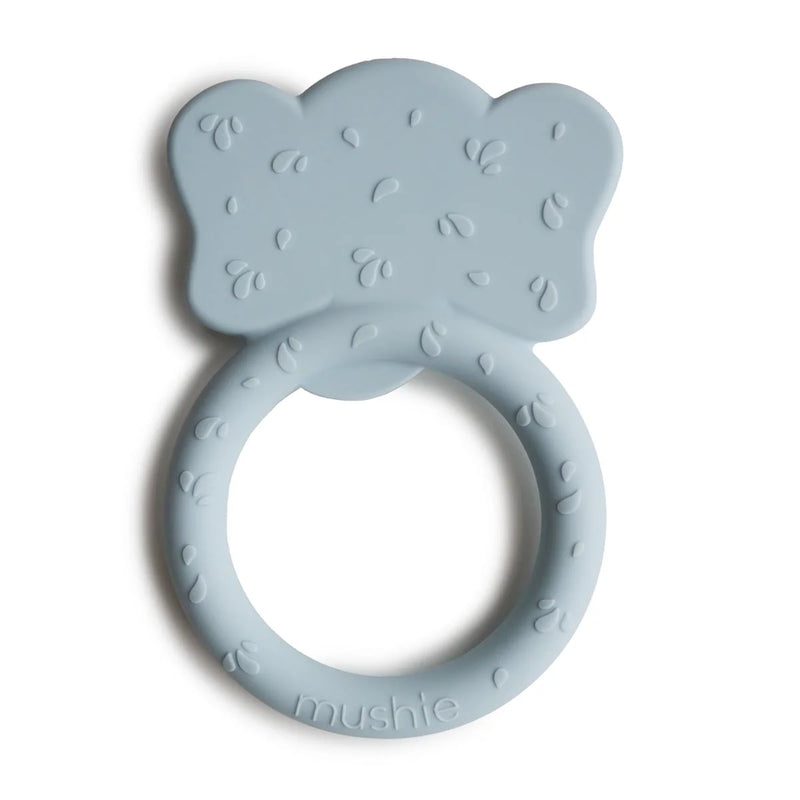 Mushie Elephant Teething Ring Silicone Baby Teether Baby Toys Baby Gifts 3m+