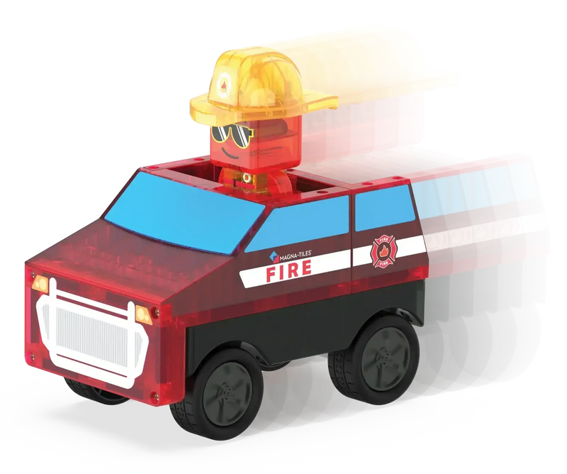 Magna Tiles Fire Rescue 27pcs Set Magnetic Tiles 3yrs+