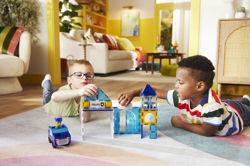 Magna Tiles Police Station 35pcs Set Magnetic Tiles 3yrs+