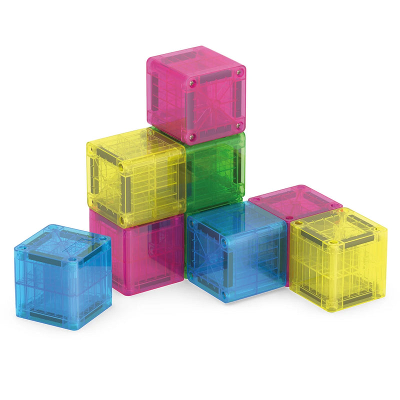 Magna Tiles MicroMAGS Cubes 9pcs Travel Set Magnetic Tiles Travel Toys 2yrs+