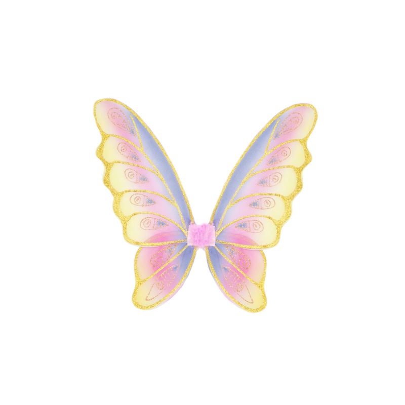 Glitter Rainbow Wings by Great Pretender Costumes Fairy Unicorn Castle Theme 3yrs+