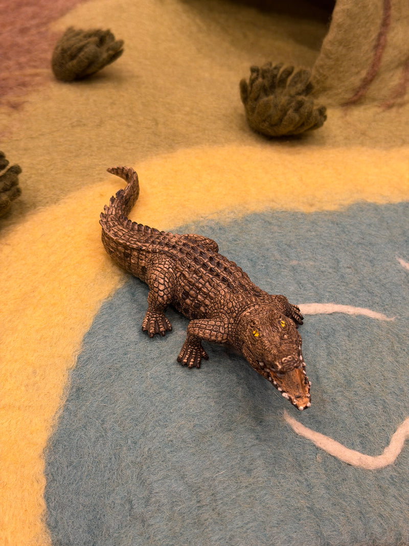 Schleich Crocodile Figurine Woodland Collection Animal Figurines 3yrs+
