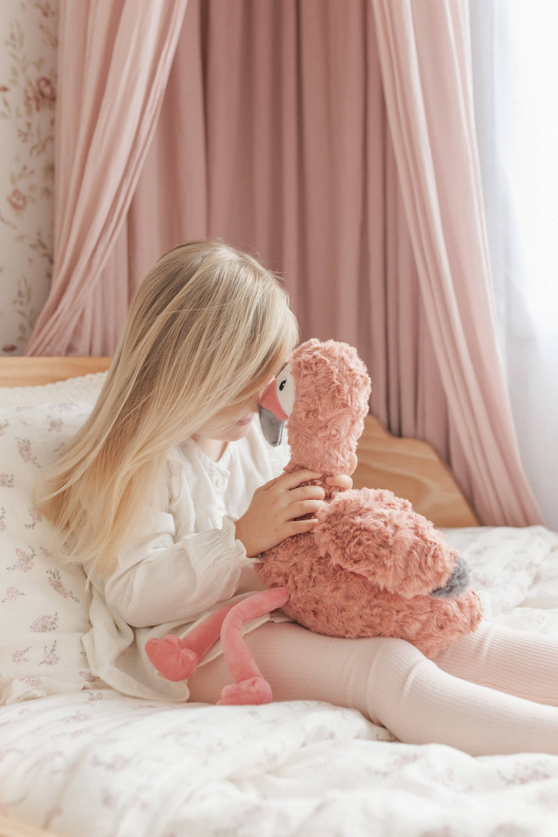 Mindful and Co Kids Francesca The Sensory Flamingo Weighted Plush Toys Wellbeing Gifting Idea 3yrs+