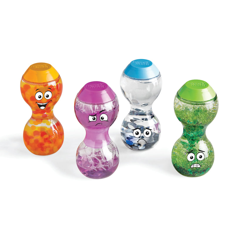 Express Your Feelings Sensory Bottles represent Excited, Impatient, Lonely and Nervous Sensory Toys Best Seller 3yrs+