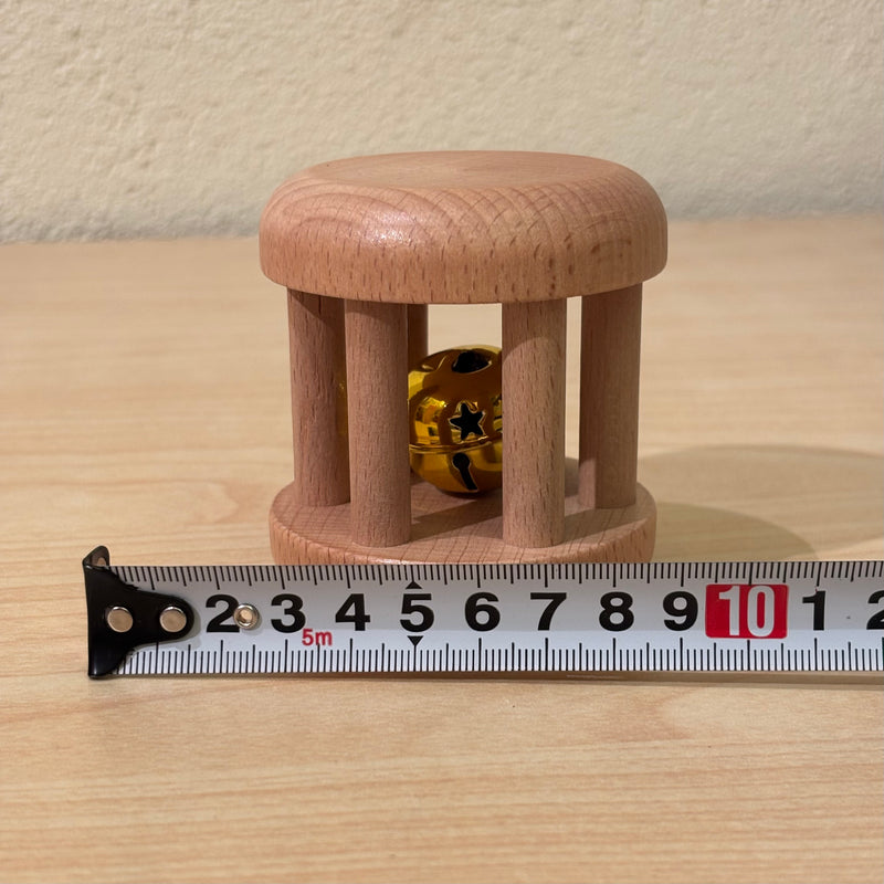Montessori Infant Cylinder Bell Wooden Sensory Toy for 6m+