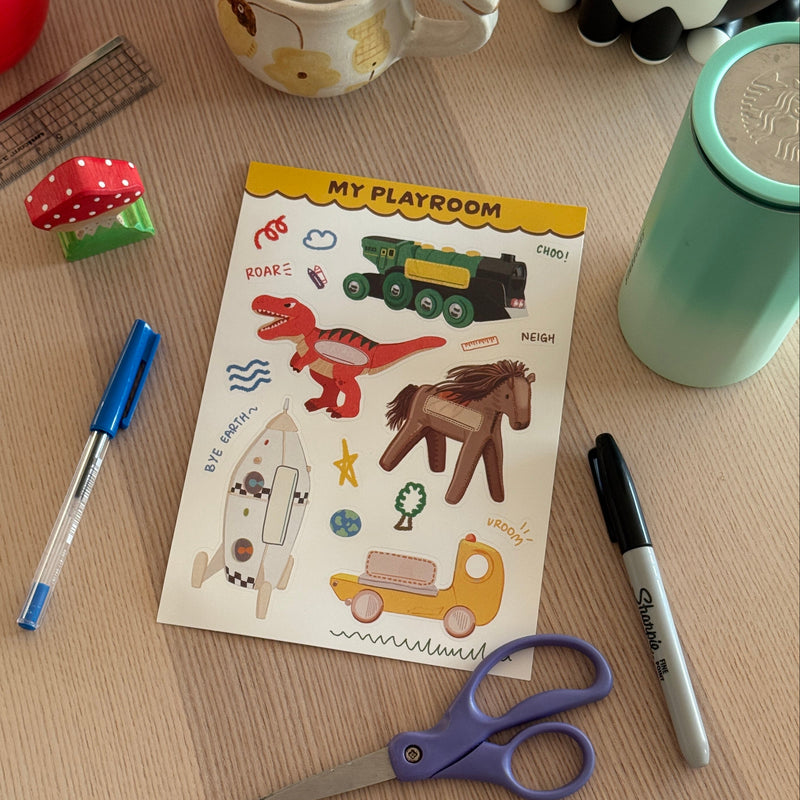 Limited Edition Adventure Quest Waterproof Decal Sticker Sheet