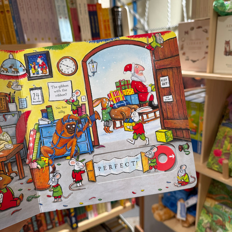 The Christmas Bear (A Push, Pull and Slide Board Book) by Ian Whybrow, Axel Scheffler Kids Picture Book Christmas Range