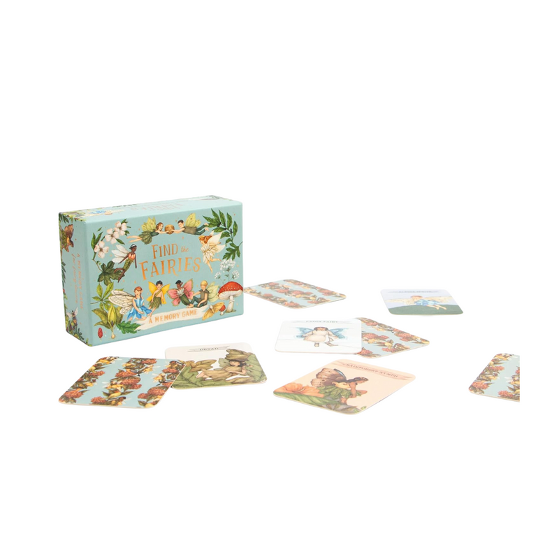 Find The Fairies Memory Card Game Gift Idea for Fairy Unicorn and Castle Theme 4yrs+