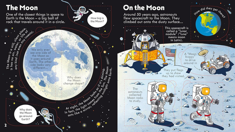 Look Inside Space (Lift the Flap Board Book) by Rob Lloyd Jones, Benedetta Giaufret, Enrica Rusina