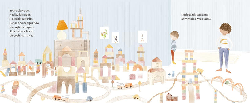 Ned Needs To Build (Hardcover) By Rhonda Ooi, Maria Kristjansdottir Kids Picture Book Australian Authors