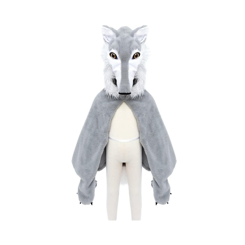 Woodland Storybook Wolf Cape Size 4-6 by Great Pretenders Costumes 4yrs+