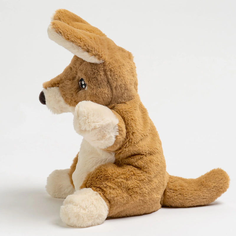 Eco Kangaroo Toy Hand Puppet 25cm By Eco Buddies Pretend and Imaginative Play Toy 3yrs+