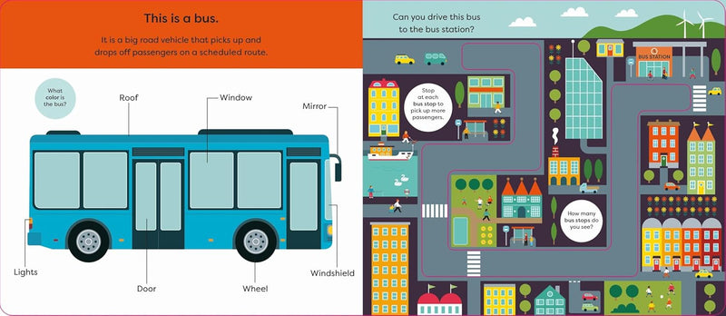 Make Tracks In The City (Board Book) by Johnny Dyrander Kids Picture Book