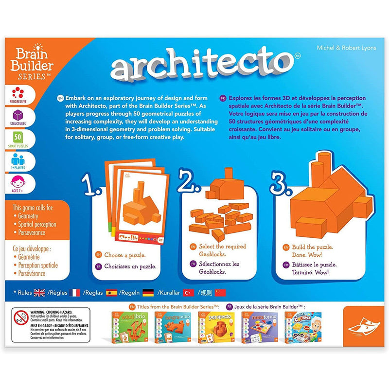 Foxmind Brain Builder Series Architecto Game Early Science STEM Toys Gifting Idea for 7yrs+