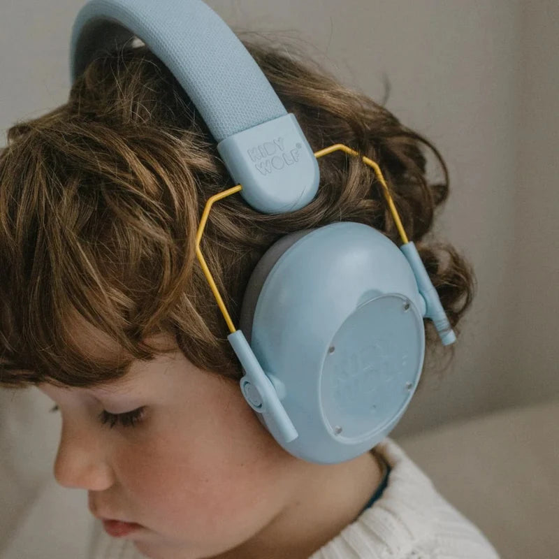 Kids Noise-Cancelling Adjustable Headphones 2 Colour Designs KidyNoise by Kidywolf 5yrs+