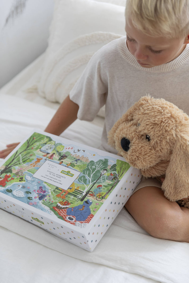 Mindful & Co Kids Mindful Moments with Sesame Street Large Jigsaw Floor Puzzle 48pcs Cognitive Developmental Toys for Toddlers Gift Idea 18m+