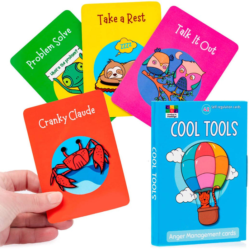 Anger Management Cards for Kids Social-Emotional Cool Tools by Dealing in Feelings 5yrs+