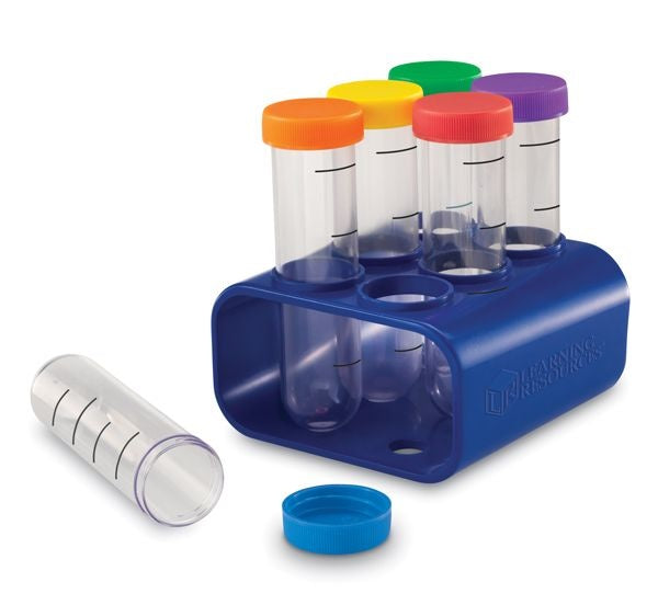 Primary Science Jumbo Test Tubes with Stand by Learning Resources Science Range 7 Piece Early Science STEM Toys Best Seller 3yrs+