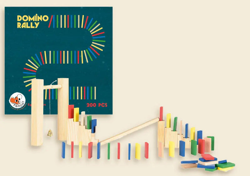 Egmont Wooden Domino Rally Game 200pc Developmental Toys 3yrs+