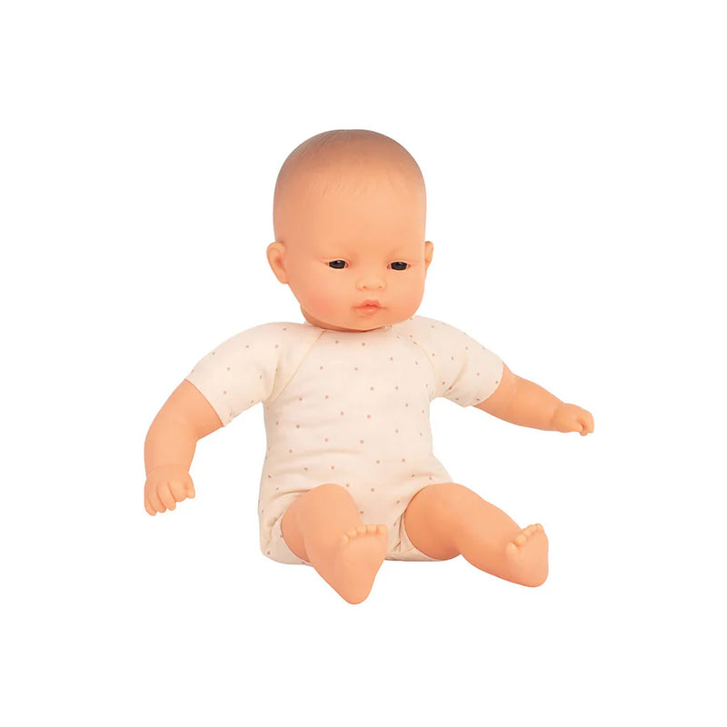Miniland Soft Body Doll Asian Baby Toys 32cm Baby Gifts Idea 10m+