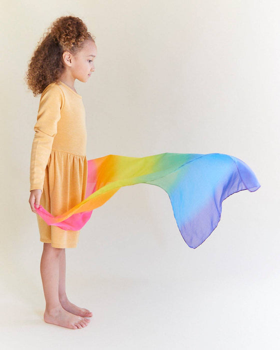 Sarah’s Silks Rainbow Enchanted Playsilks 100% Silk Natural Waldorf Toys