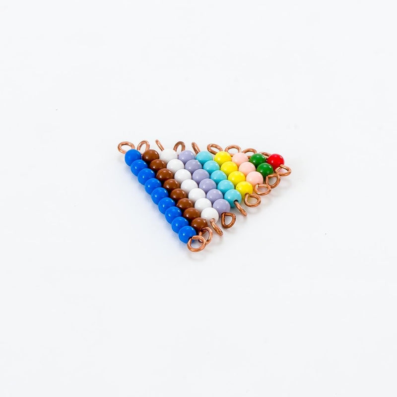 Short Bead Stairs (from 1-9 bead bars) Math Games for Kids