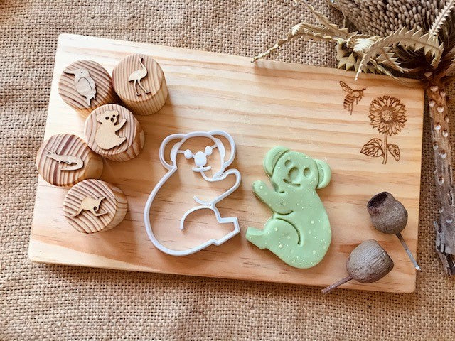 Koala Bio Cutter by Beadiebug Playdough Sand Toys Art and Craft for Kids 3yrs+