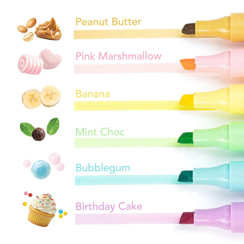 Tiger Tribe Scented Sundae Markers Stationary Art and craft for Kids 5yrs+