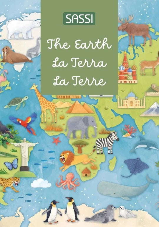 Glow in the Dark Day and Night Earth 100pc Puzzle and Book Set by Sassi Cognitive Developmental Toys Gifting Idea 5yrs+