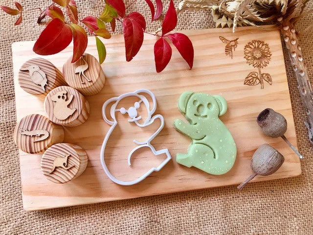 Koala Bio Cutter by Beadiebug Playdough Sand Toys Art and Craft for Kids 3yrs+