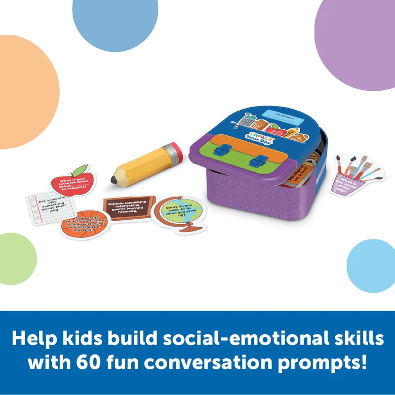 Unpack Your Day Conversation Kit by Learning Resources Social-Emotional Language Early Literacy 5yrs+