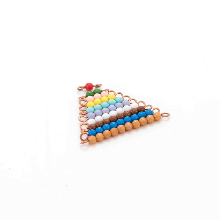 Montessori Bead Stairs Complete Set 1 - 10 (Base with Bead)