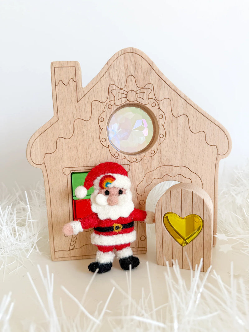 Tara Treasures x My Little Creator Felt Santa Claus Ornament New Christmas Range