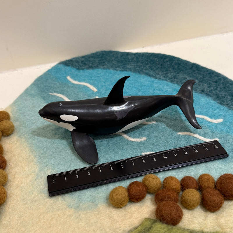 Orca Killer Whale Figurine by Safari Ltd Sea Life collection Animal Figurines 3yrs+