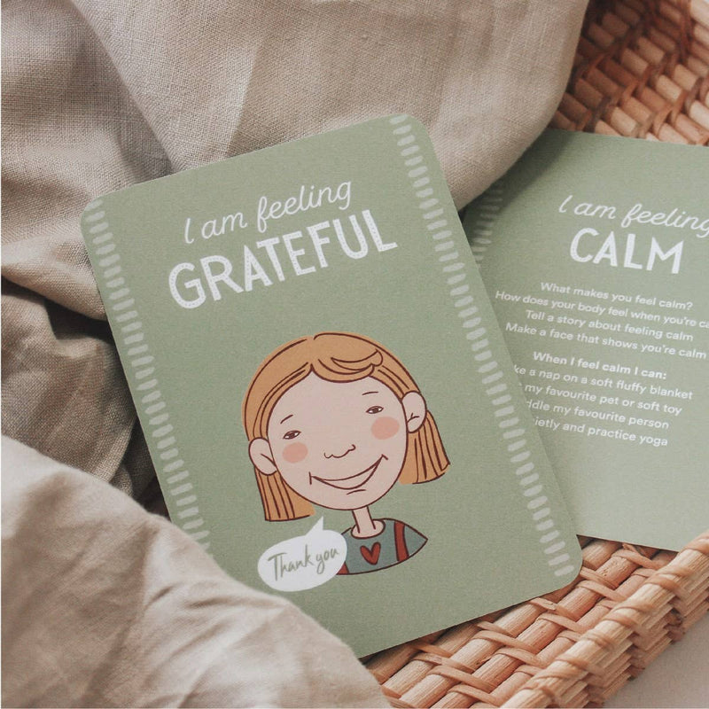 The Creative Sprout Emotions Cards For Kids, Feelings, Wellbeing, Life Beliefs and Values 3yrs+