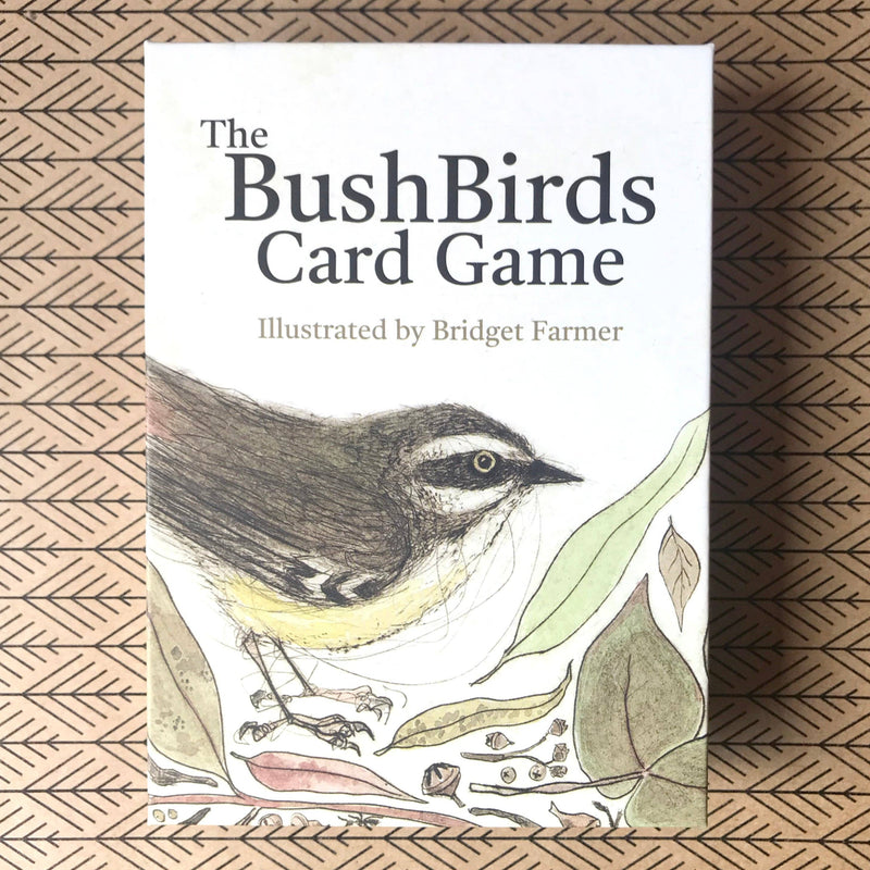 Bridget Farmer Printmaker The Bush Birds Card Games for kids Australian Animals