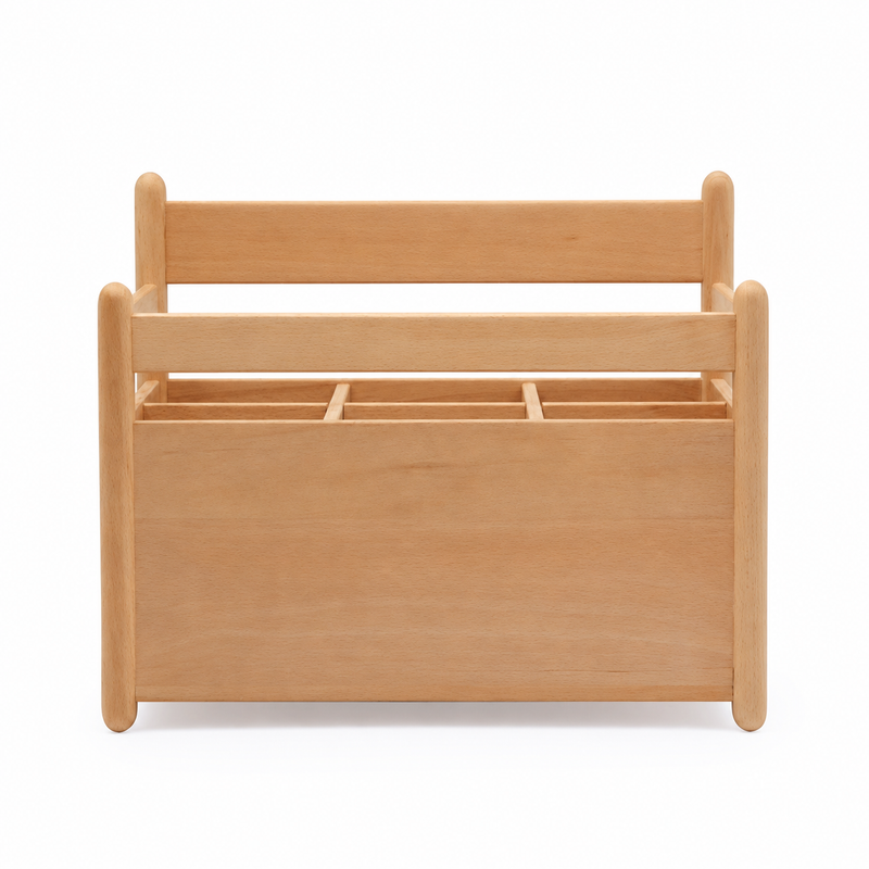 Wooden Rug Holder for Classroom and Playroom Storage