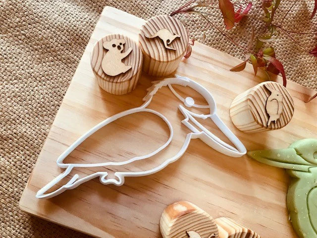 Kookaburra Bio Cutter by Beadiebug Playdough Sand Toys Art and Craft for Kids 3yrs+