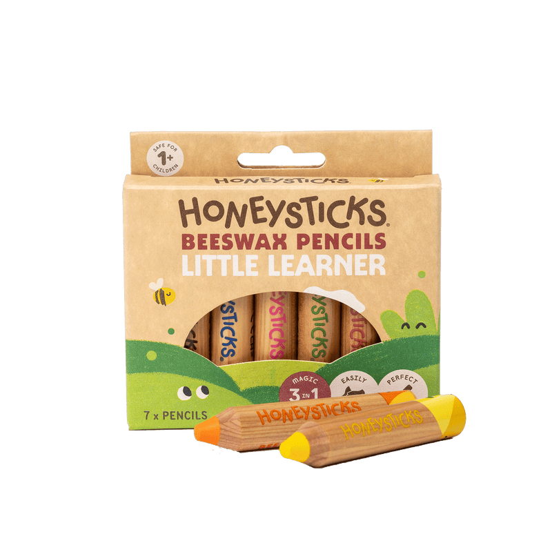 Honeysticks Beeswax Pencils Little Learners 7pcs
